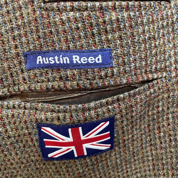 Austin Reed Men's Suit Coat Brown Tones Size 50XL - Picture 7 of 9